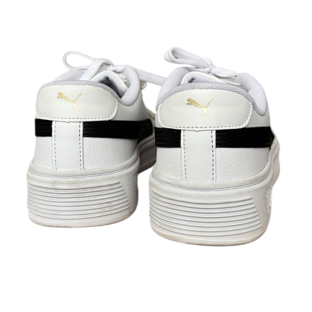 Puma Smash V3 Platform Sneaker Two Tone White & Black Women’s Size 8.5 - Picture 5 of 9